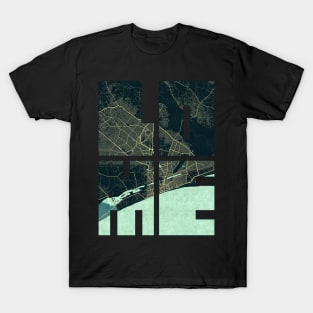 Lome, Togo City Map Typography - Summer T-Shirt